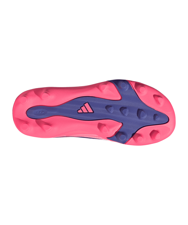 adidas F50 Hyperfast Club Hook and Loop FG/MG Kinder Weiß - weiss