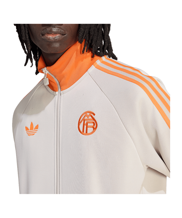 adidas FC Bayern München Originals Trainingsjacke Beige - beige