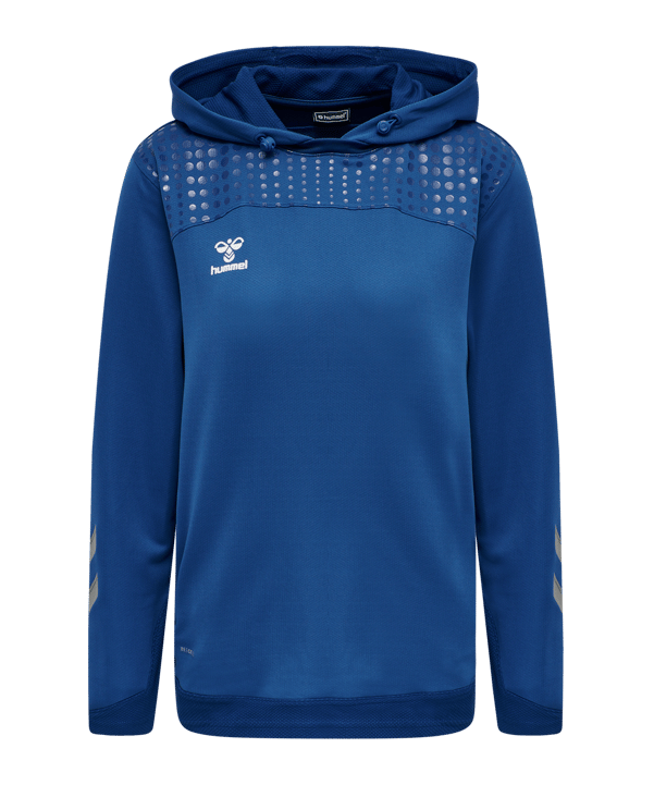 Hummel hmlLEAD Poly Hoody Damen Blau F7045 - blau