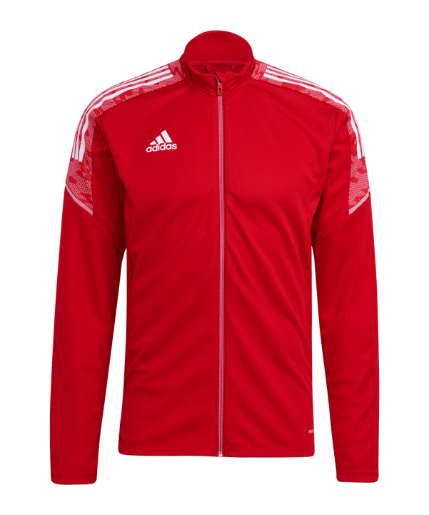 adidas Condivo 21 Trainingsjacke Rot Weiss - rot