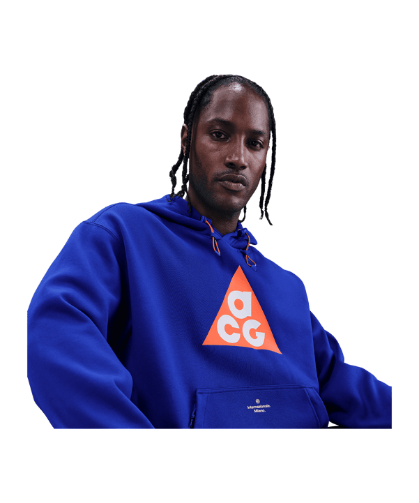 Nike ACG X Inter Mailand U Hoody Blau F413 - blau