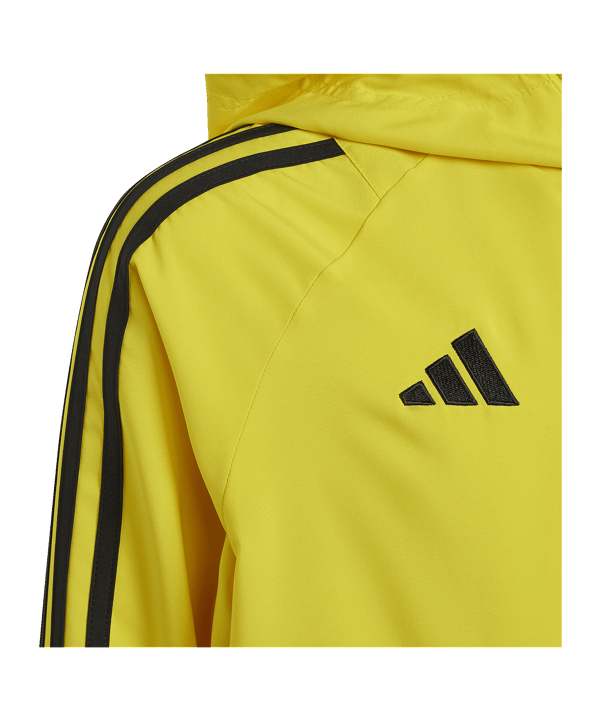 adidas Tiro 24 Windbreaker Kids Gelb Weiss - gelb