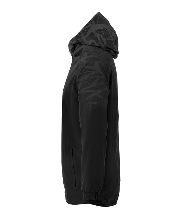 uhlsport Goal 25 Evo Woven Kapuzenjacke F01 - schwarz