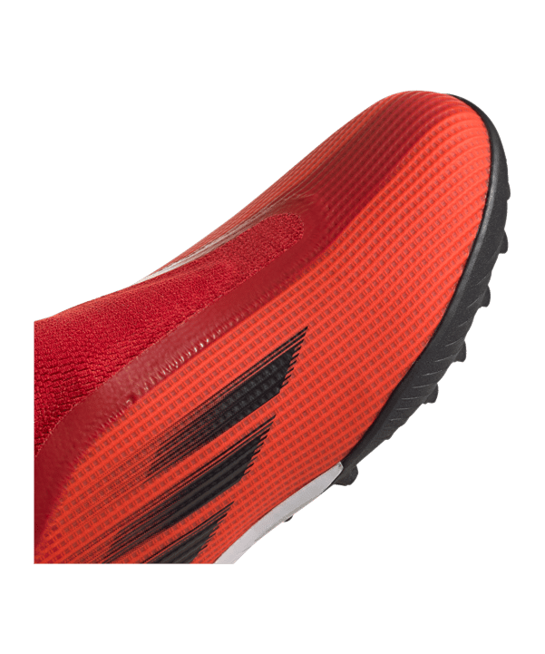 adidas X SPEEDFLOW.3 LL TF Meteorite J Kids Rot Schwarz - rot