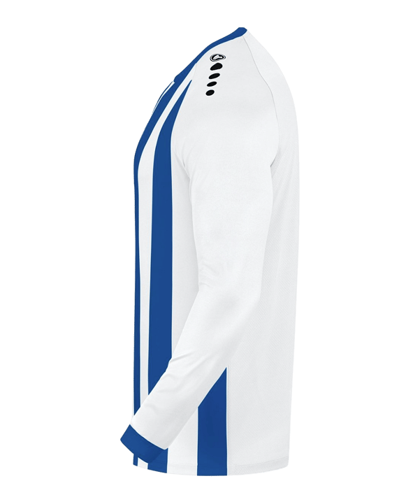 JAKO Inter Trikot Langarm Kids Weiss Blau F012 - weiss