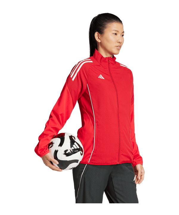 adidas Tiro 25 Competition Präsentationsjacke Rot - rot