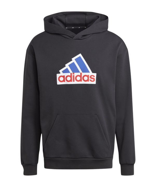 adidas Future Icons Badge of Sport Hoody Schwarz - schwarz