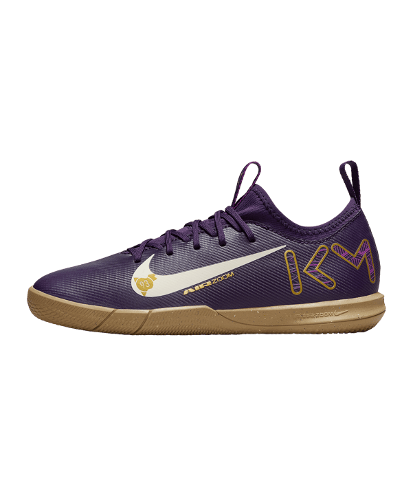 Nike Jr Air Zoom Mercurial Vapor XVI Academy IN Kylian Mbappe Signature Kids Lila F500 - lila