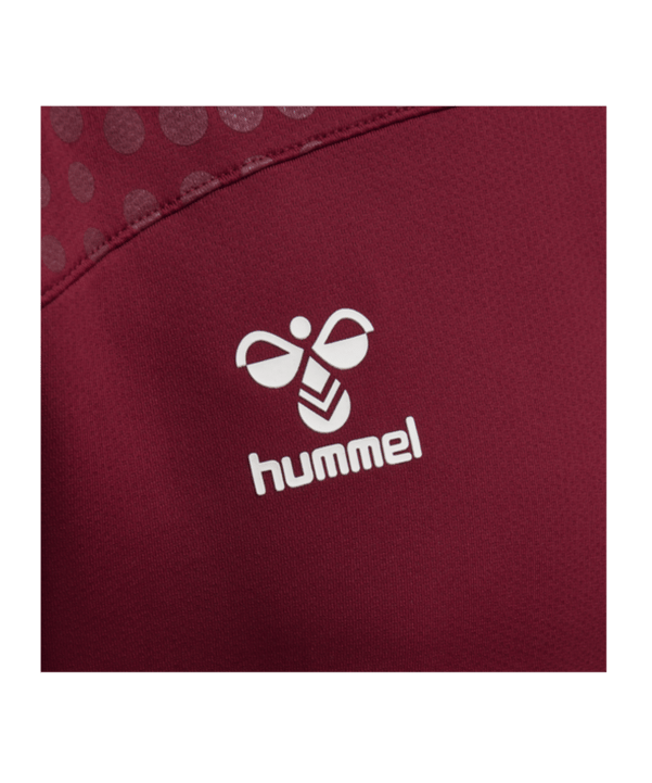 Hummel hmlLEAD Poly Hoody Rot F3584 - rot