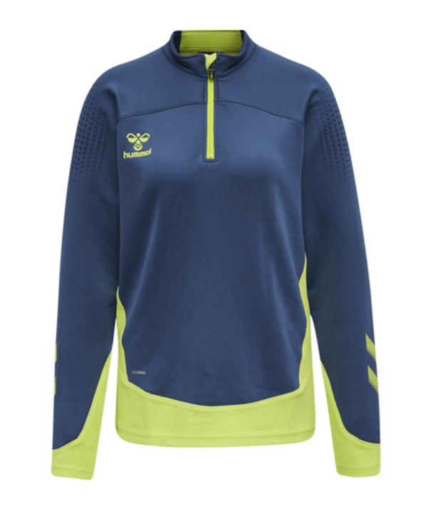 Hummel hmlLEAD HalfZip Sweatshirt Damen Blau F7642 - blau