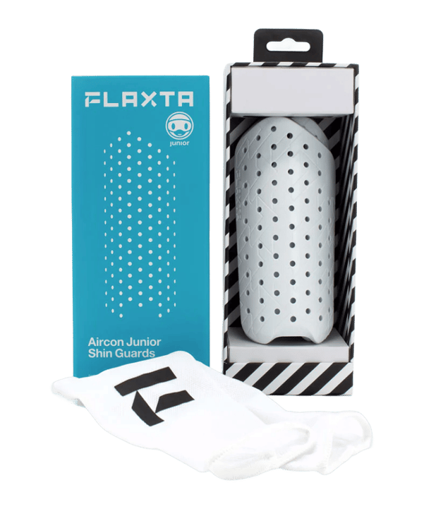 Flaxta Aircon Schienbeinschoner Kids Weiss - weiss