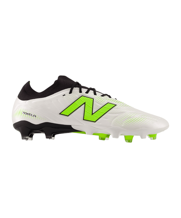 New Balance Tekela Pro Low Laced v5 FG Lime Light Weiß - weiss
