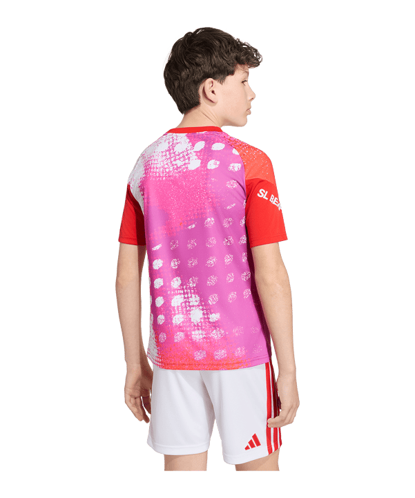 adidas Benfica Lissabon Pre Match Trikot 2026/2027 Kids Rot - rot