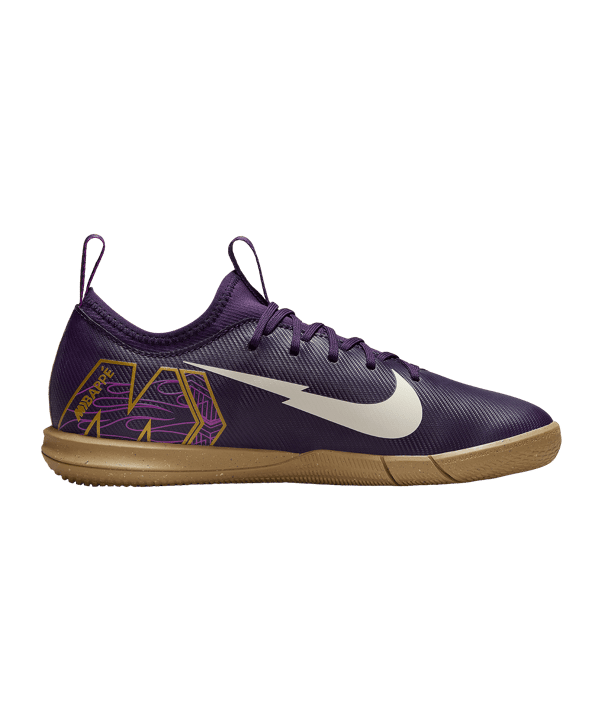 Nike Jr Air Zoom Mercurial Vapor XVI Academy IN Kylian Mbappe Signature Kids Lila F500 - lila
