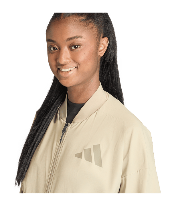 adidas Z.N.E Bomber Jacke Damen Braun - braun