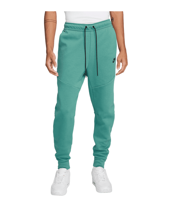 Nike Tech Fleece Jogginghose Grün Schwarz F381 - gruen