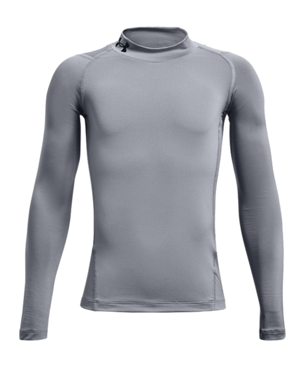 Under Armour HeatGear Mock langarm Kids F035 - grau