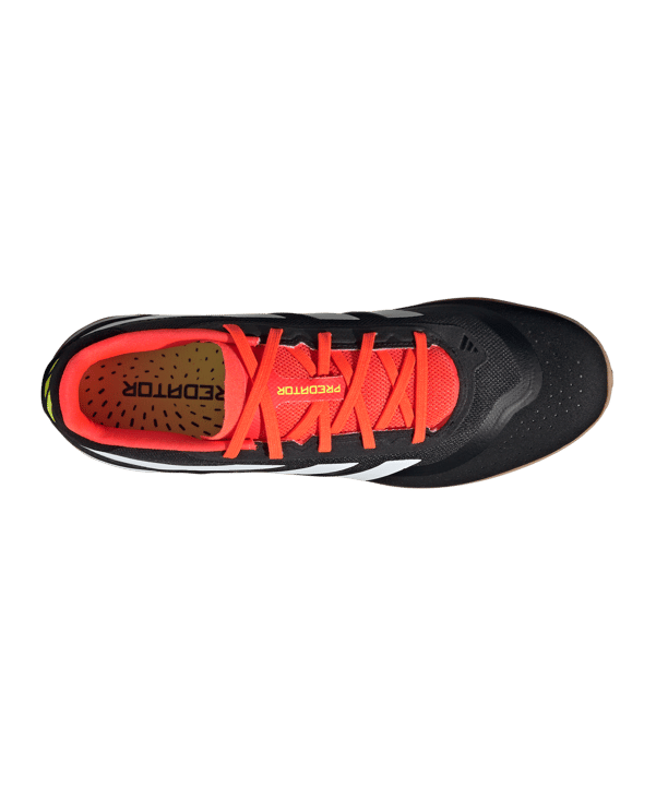 adidas Predator League IN Halle Solar Energy Schwarz Weiss Rot - schwarz