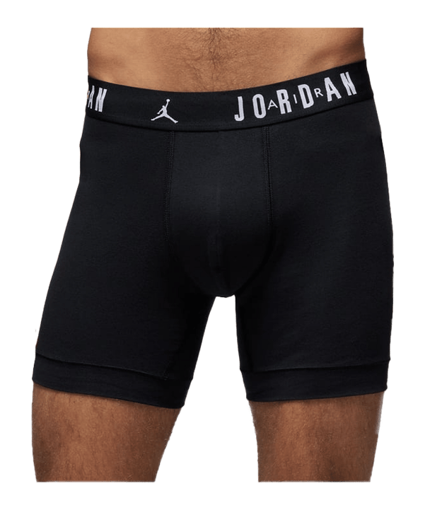 Jordan Flight Cotton Core 3PK Socken Schwarz F023 F023 - schwarz