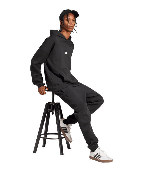 adidas Future Icon Small Logo Jogginghose Schwarz - schwarz