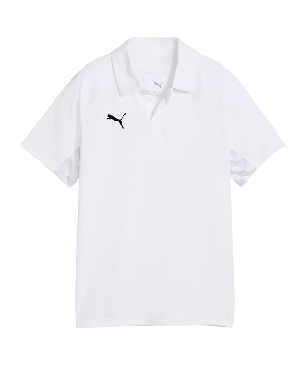 PUMA teamLIGA26 Sideline Polo Kids Weiß F04 - weiss