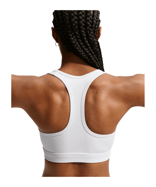 Nike Swoosh Medium Support Sport-BH Damen Weiß F100 - weiss