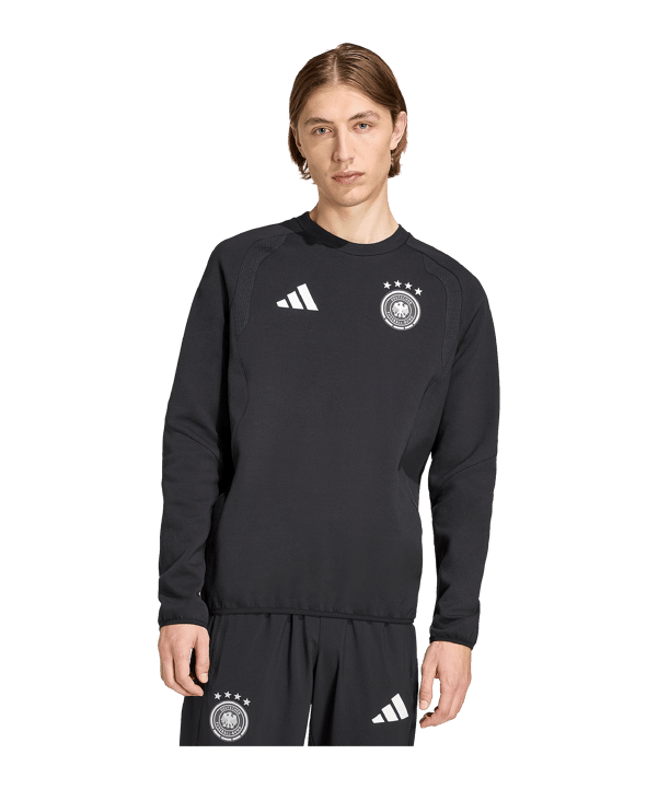 adidas DFB Deutschland Tiro Travel Sweatshirt Schwarz - schwarz