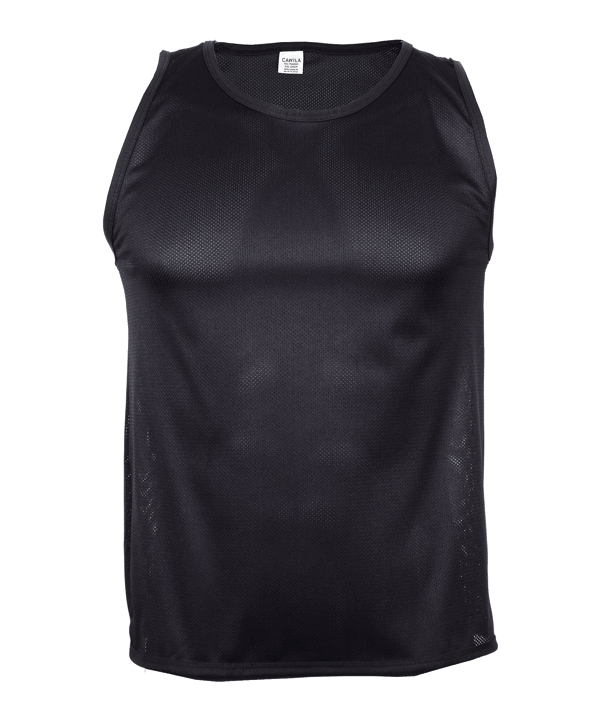 Cawila ACADEMY Trainingsleibchen 3er Set Schwarz - schwarz