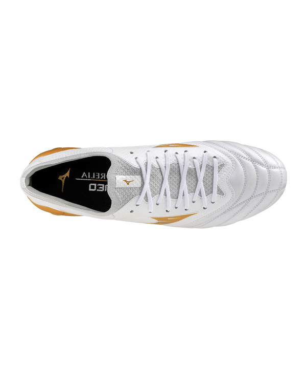 Mizuno Morelia Neo IV Beta Elite FG Bright Gold Weiß F50 - weiss