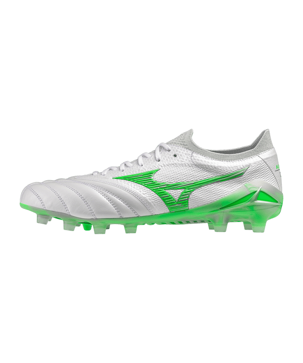 Mizuno Morelia Neo Beta Made in Japan FG Frontier Weiss Grün F37 - weiss