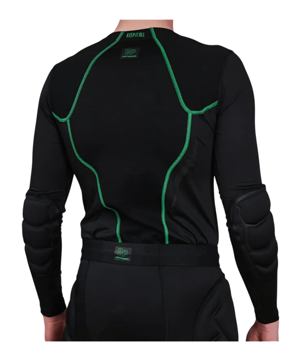KEEPERsport BasicPadded Longsleeve Underwear Shirt Schwarz - schwarz