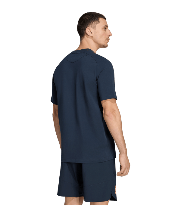 adidas Real Madrid Tiro Travel T-Shirt Blau - blau