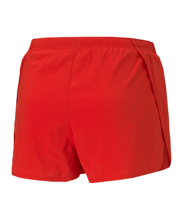 PUMA Cross the Line Split Short Running Damen F05 - rot