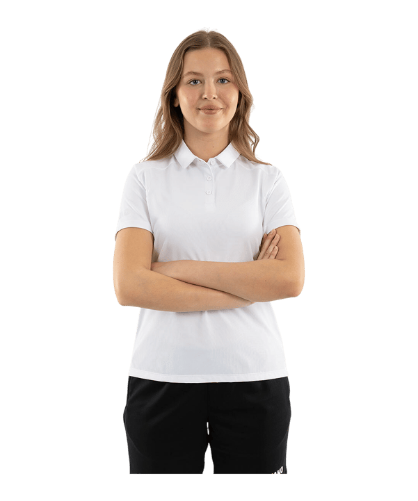 JAKO Uni Polo Damen Weiß F0 - weiss