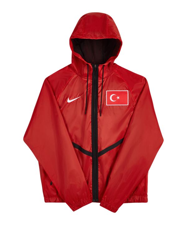 Nike TFF Türkei Anthem Jacke Rot F614 - rot