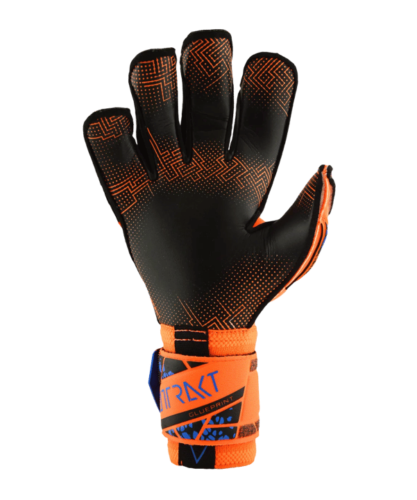 Reusch Attrakt Gold X Evolution GluePrint TW-Handschuhe Orange Blau Schwarz F2211 - orange