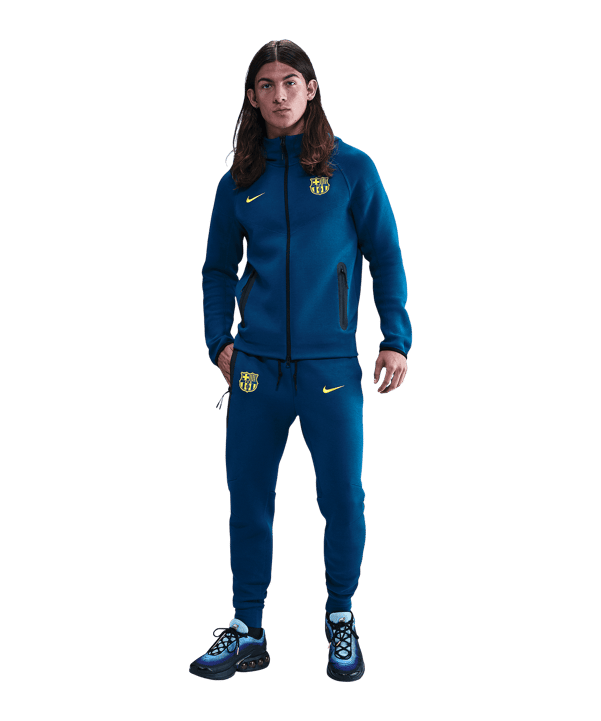 Nike FC Barcelona NSW Tech Fleece Jogginghose Blau F431 - blau