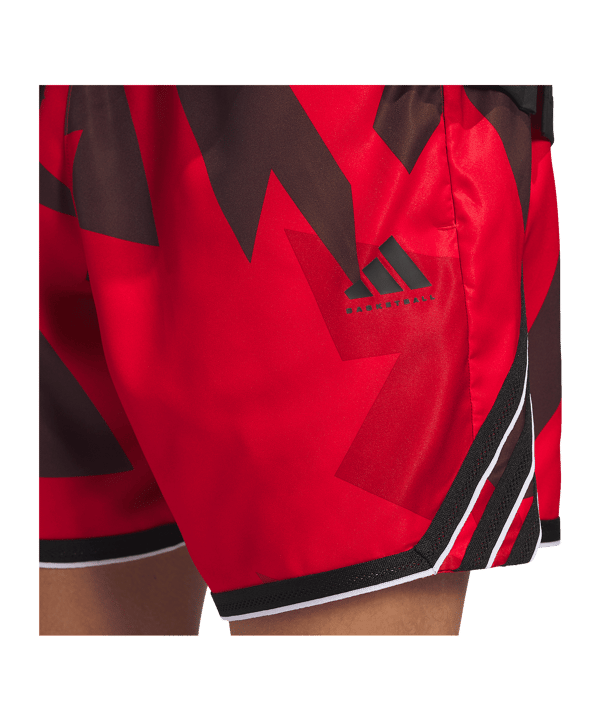 adidas Crazylite Aop 2 Short Lila - rot