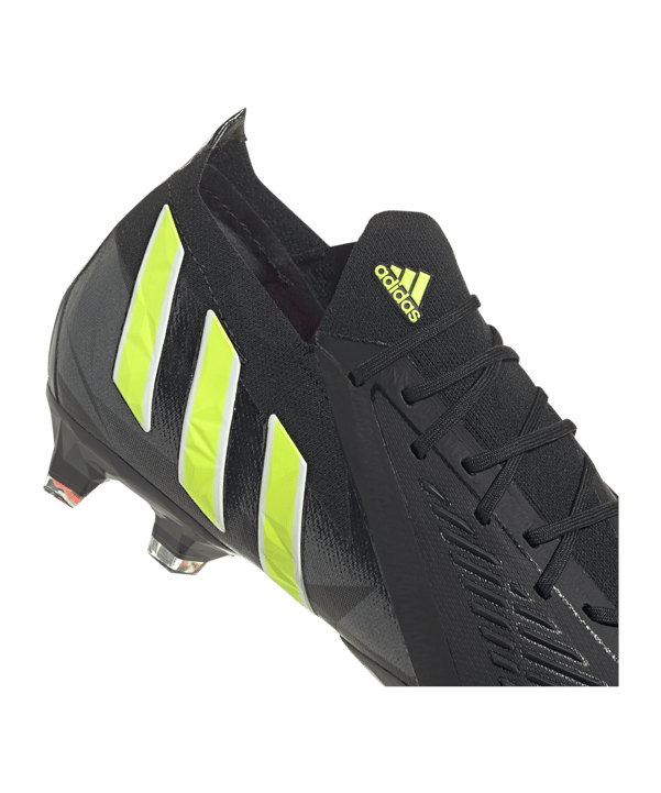 adidas Predator EDGE.1 L FG Shadowportal Schwarz Gelb - schwarz
