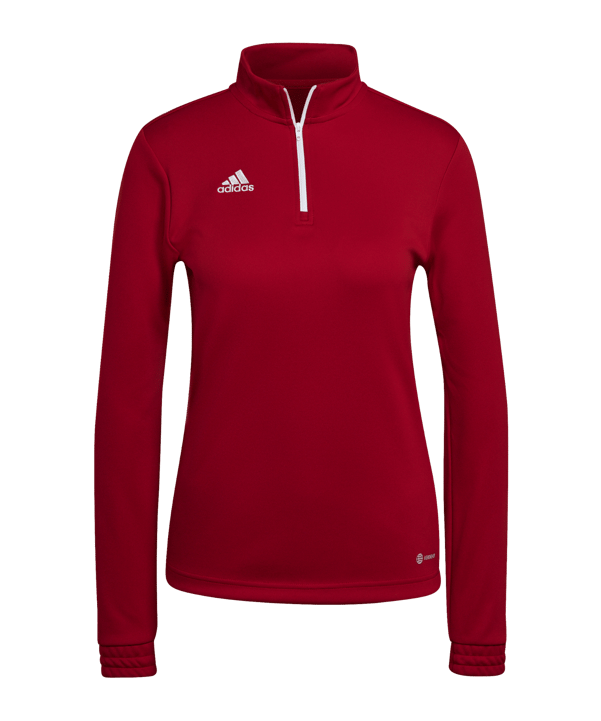 adidas Entrada 22 HalfZip Sweatshirt Damen Rot - rot