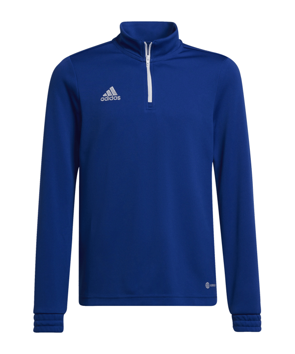 adidas Entrada 22 HalfZip Sweatshirt Kids Blau - blau