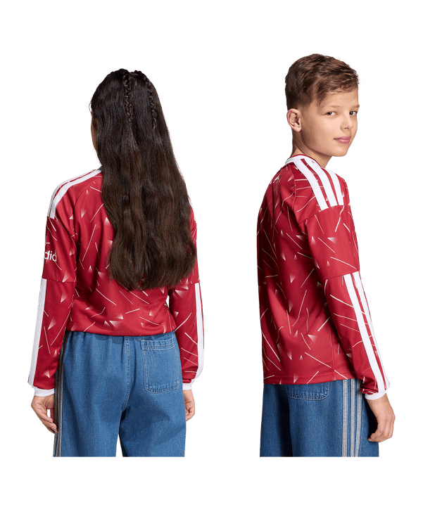 adidas FC Liverpool Trikot Langarm Home 2026/2027 Kids Rot - rot
