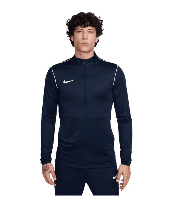 Nike Park 20 Trainingsjacke Blau Weiss F451 - blau