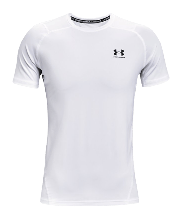 Under Armour HG Fitted T-Shirt Weiss F100 - weiss