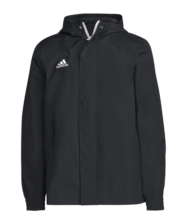 adidas Entrada 22 Allwetterjacke Kids Schwarz - schwarz