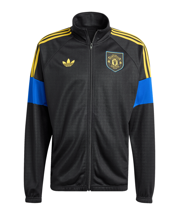 adidas Manchester United Lfstlr Track Jacke Schwarz - schwarz