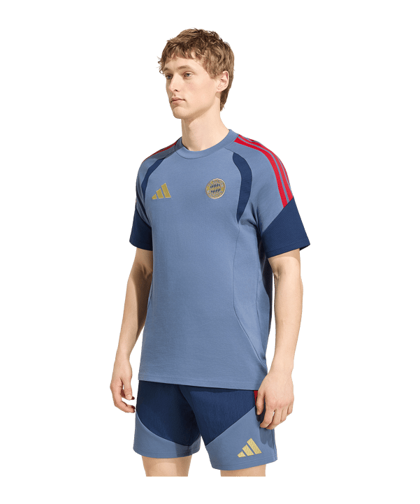 adidas FC Bayern München Sweat T-Shirt 2026/2027 Blau - blau
