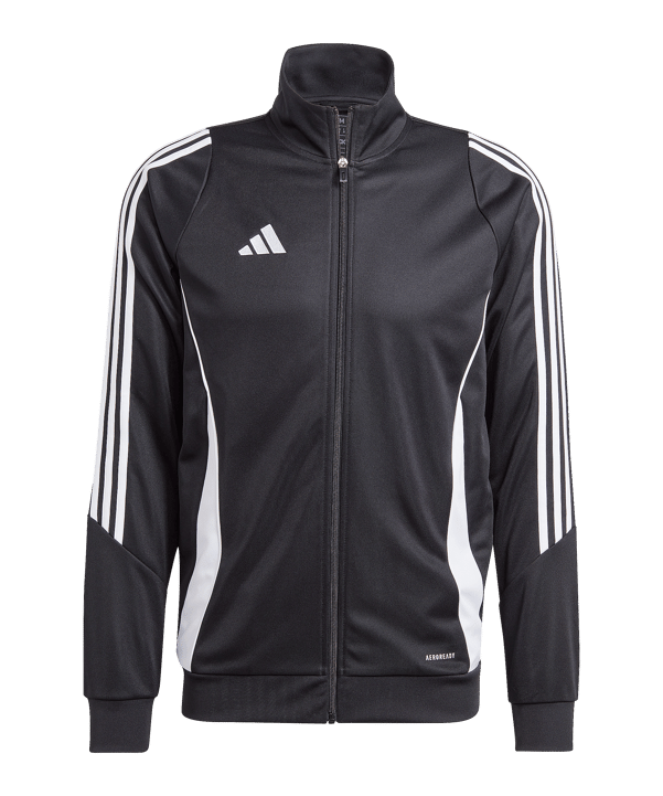 adidas Tiro 24 Trainingsjacke Schwarz Weiss - schwarz
