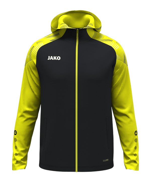 JAKO Sonic Kapuzenjacke Damen Schwarz F819 - schwarz