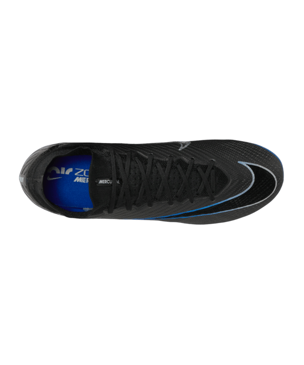 Nike Air Zoom Mercurial Superfly IX Elite SG-Pro AC Schwarz Silber Blau F040 - schwarz